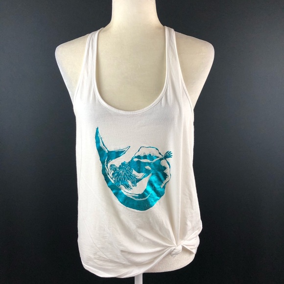 Alternative Tops - Alternative Mermaid Brine Front Knot Tank